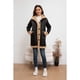 thumbnail image 3 of Chaqueta Abrigo Mujer Largo Interior Chiporro Tendencia Moda 7586, 3 of 4
