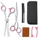 thumbnail image 4 of Tijeras profesionales para cortar el cabello, kit de entresacar para barbería, herramienta de corte de cabello familiar, 4 of 5