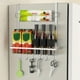 thumbnail image 3 of 1pc Nali-free Kitchen Refrigerator Storage Rack, Side Door Storage Hanging Rack, Stainless Steel Wall-mounted Side Hook, Kitchen Utensil Rack, Cooking Rack, Kitchen Utensil, 3 of 3