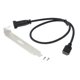 thumbnail image 5 of Cable De Extensión Hembra Tipo E A Tipo C Con Cabezal De Panel Frontal USB3.1, 5 of 5