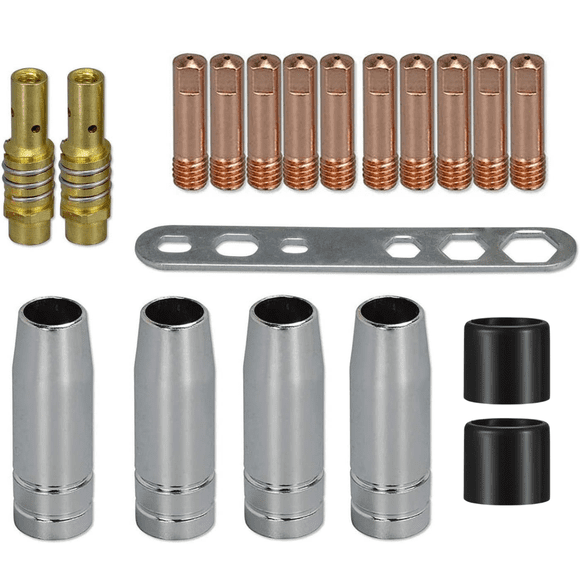19 Puntas De Contacto De Soldadura Mig/mag 0,8mm M6 Boquilla