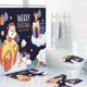 thumbnail image 1 of Juego De Baño Navideño 4 Piezas Cortina + Set 3 Alfombras WC, 1 of 4