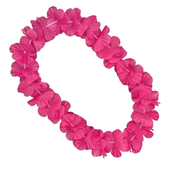 Collar Blinkee con flor hawaiana Lei rosa 91 cm