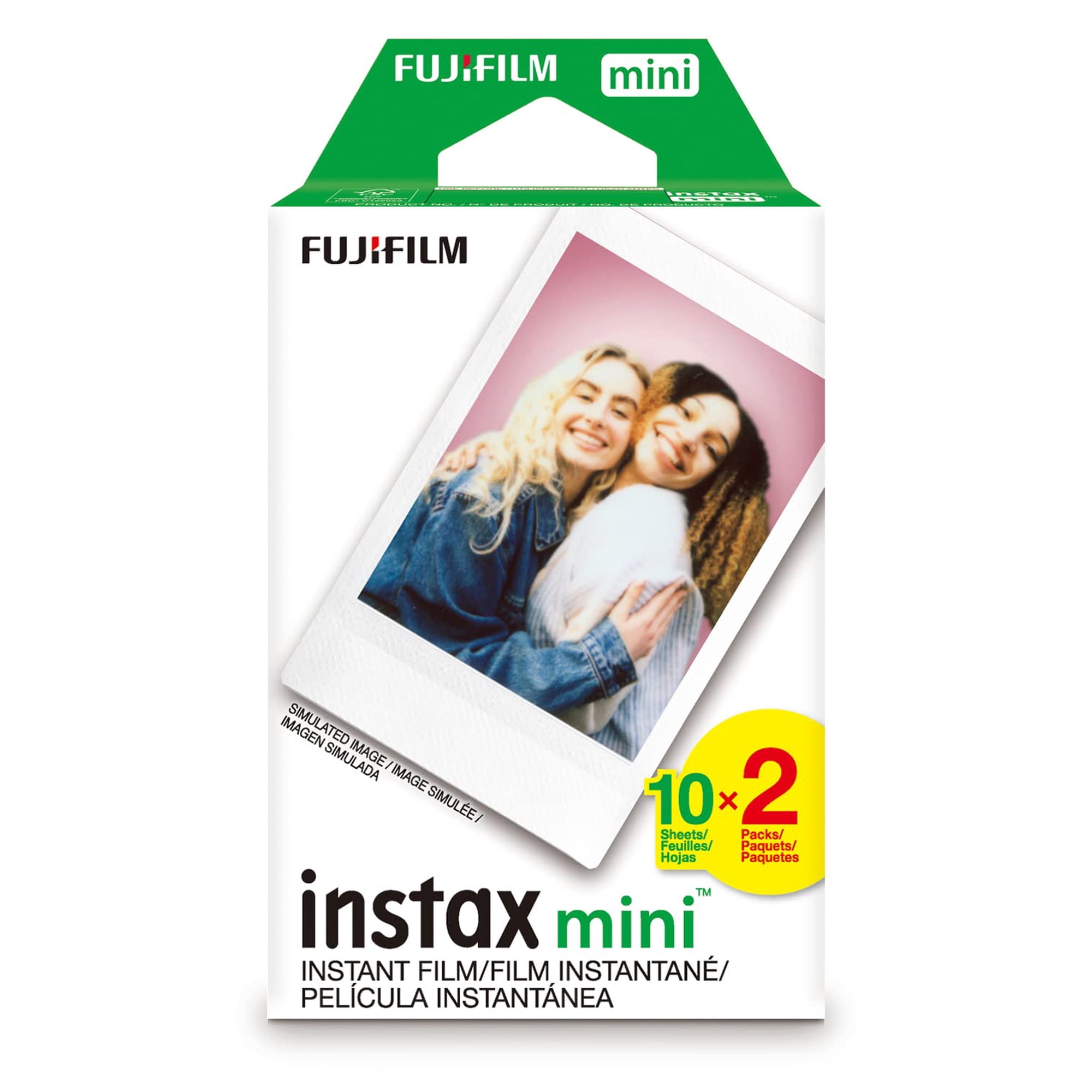 Fujifilm - Película Instantánea Instax Mini Twin Pack 20 Fotos