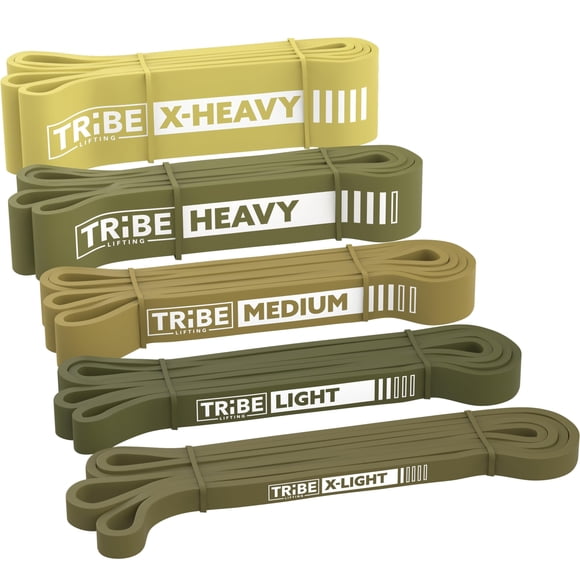 Set de bandas de resistencia Tribe Lifting Long para hombres y mujeres