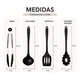 thumbnail image 3 of Juego De Utensilios De Cocina De Silicona Simpel 4 Piezas, 3 of 11