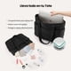 thumbnail image 4 of Bagsmart Bolso Tote Acolchado Bubble 20 L para Notebook 15,6" Negro, 4 of 9