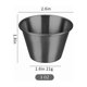 thumbnail image 2 of suxuMhao Vasos Reutilizables para Condimentos, 10 Piezas Vasos Negros para Salsa de 2.5-3OZ/80ML, Vasos Pequeños para Mojar Salsa para Aderezo de Ensalada, Vasos Portátiles para Salsa de Acero, 2 of 3