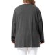 thumbnail image 5 of Agnes Orinda Blusa de Túnica para Mujer Talla Grande para Escuela o Universidad Cuello Redondo Manga Larga Plisada Henley con Botones Decorativos y Bolsillos 1X Gris Oscuro, 5 of 8