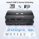 thumbnail image 2 of Conmutador KVM Cable Matters USB3.0 DP1.4 2 PC 8K 60Hz, 2 of 7