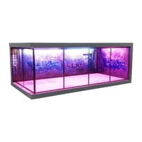 Magideal - Estacionamiento Para Modelos En Miniatura, Caja De Modelo De Automóvil De Fundición A Presión, Soporte De Exhibición, Vitrina De Acrílico, Exhibición B