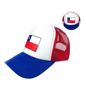 Genérico - Gorro Jockey Tricolor Chile Regalo Unisex Fiestas Patrias