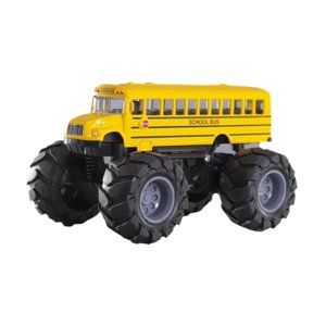 Magideal - Juguete De Autobús Escolar, Juguete De Autobús Fundido A Presión, Portátil, Resistente, Ligero, Camión Monstruo De Coche Extraíble Para Niños, Regalos
