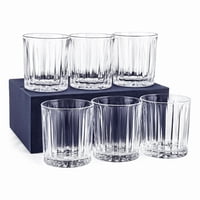 Wakeshome - Set 6 Vasos Whisky Timeless Vaso Whiskero Old Fashion 320Ml Transparente