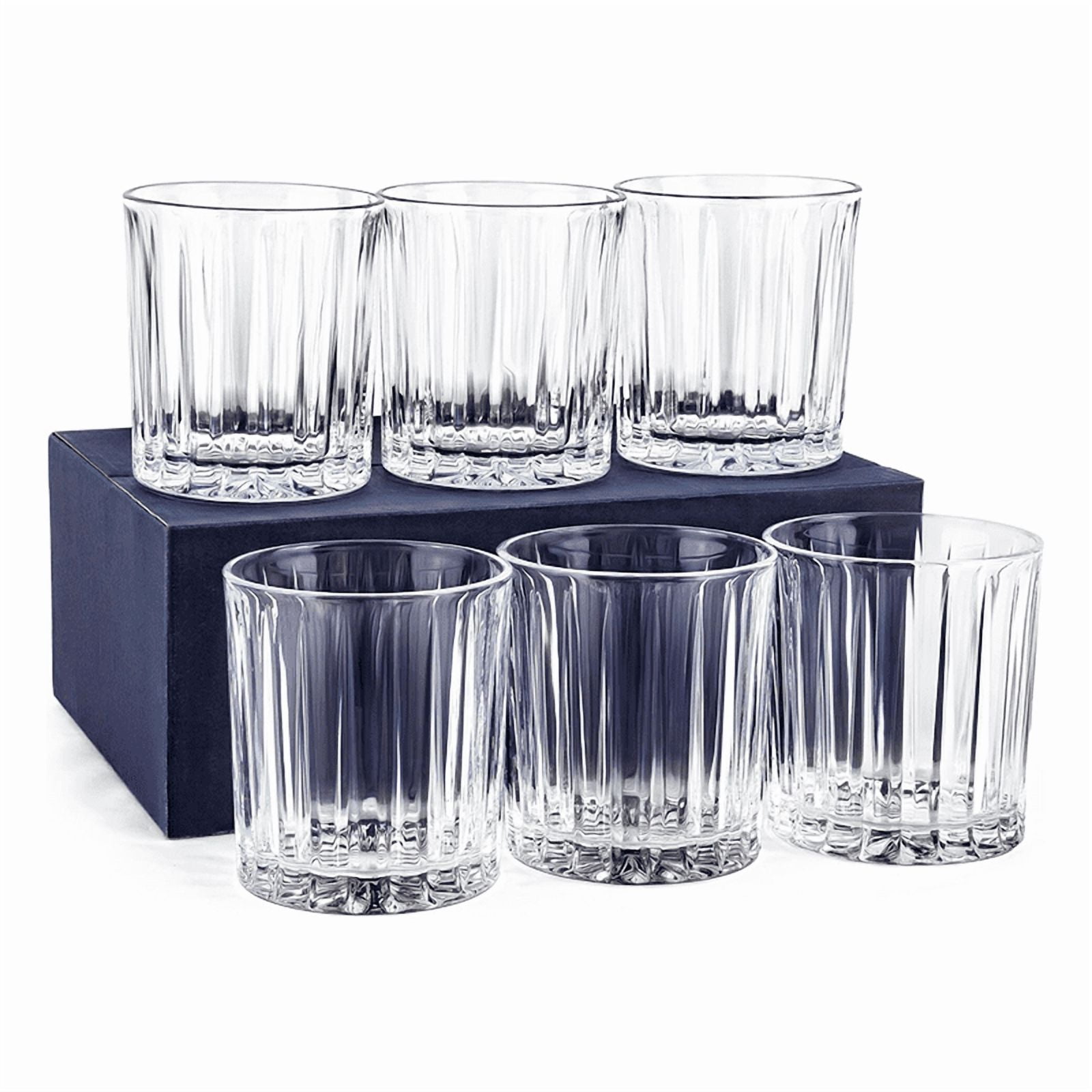 Wakeshome - Set 6 Vasos Whisky Timeless Vaso Whiskero Old Fashion 320ml Transparente