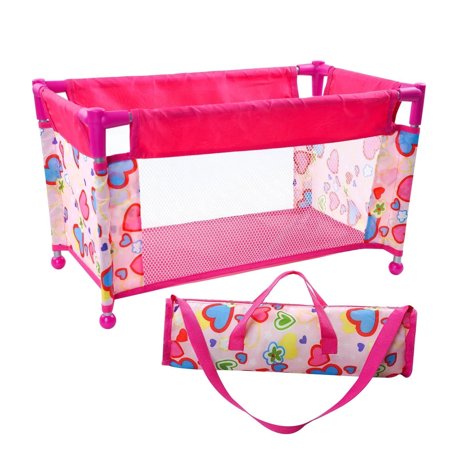 Cama Plegable Para Muñecas Jizhi Reborn Con Bolsa De Almacenamiento