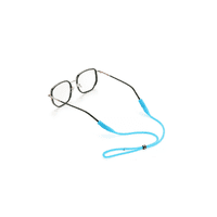 Genérico - 5 Pc Straps Sujetador Lentes Silicona Ajustable Gancho Antica, Color Negro