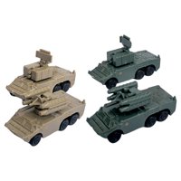 Bothyi - 4 Modelos De Camión Blindado A Escala 1:144, Juguete En Miniatura Para Colección, Regalo Y Exhibición.