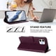 thumbnail image 4 of iPhone 12/12 Pro Funda Billetera con Estampado de Gato, Morado Oscuro, 4 of 6