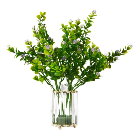 Genérico - Ramos Eucalipto Gipsófila 2 Uds Artificiales 39 Cm