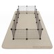 thumbnail image 1 of Alfombra para corral Paw Inspired 203x127 cm de felpa beige, 1 of 6