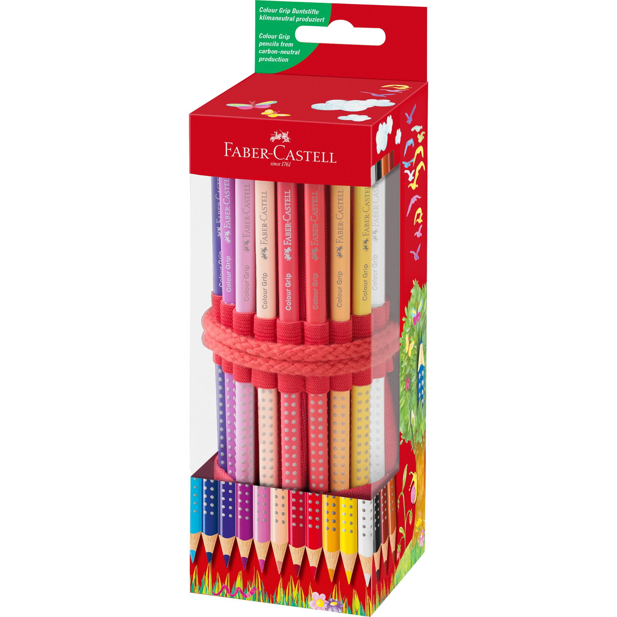 Faber Castell - Estuche Rollo Rojo + 18 Lápices Acuarelables Faber-castell