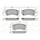 thumbnail image 4 of Pastillas Freno para auto Lincoln Zephyr 2006-2006 Delantero, 4 of 5