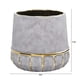 thumbnail image 2 of Maceta decorativa Nearly Natural Regal Stone gris de 21 cm, 2 of 3