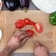 thumbnail image 2 of Cuchillo Cortador Tomates 13 Cm Mango Negro Línea Durafio, 2 of 3