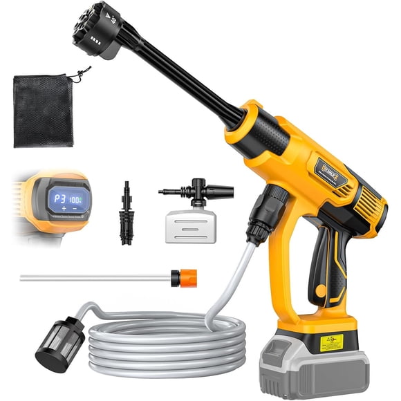 Hidrolavadora inalámbrica DIYtoolifz 800 PSI 20V compatible con DeWalt
