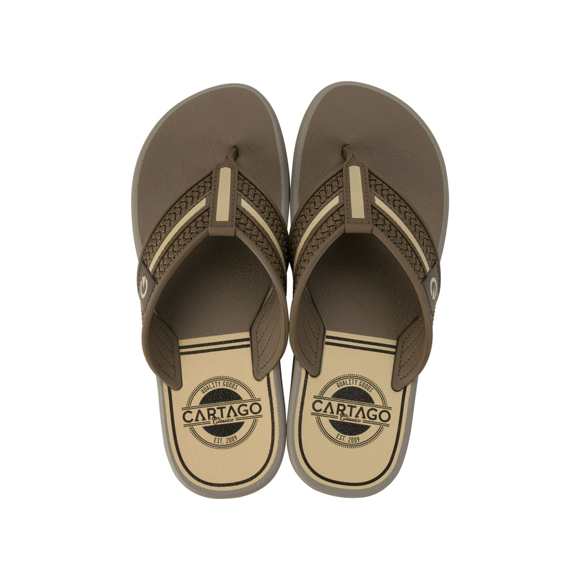 Sandalia Hombre Gris/café Palermo Cartago