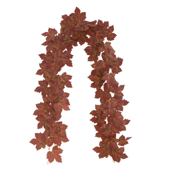 Corona De Halloween De 6 Pies Decorativa Con Hojas De Arce Para Porches De Fiesta, Estilo Puerta De Entrada I