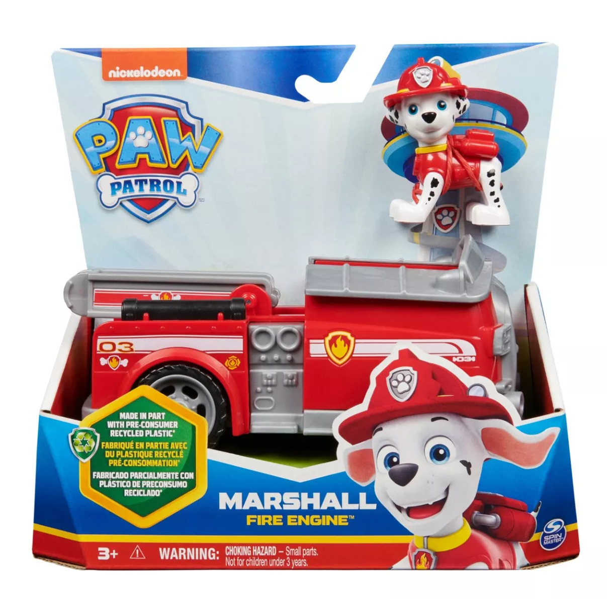 Vehículo Paw Patrol Marshall
