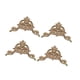 thumbnail image 2 of Apliques De Madera De 4 Piezas Talladas Aplicadas De Madera Para El Estilo De Decoración Del Armario Del Armario D, 2 of 5