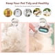 thumbnail image 5 of Mascota Cacampanao Cleaner Pincel, Gato Grooming Pincel, Gato Autolimpiante Gato Pincel fo Shedding con Unique Water Tank Design, Peine fo Grooming Largo Cacampanaoed y Shot Cacampanaoed Dogs, Azul y., 5 of 7
