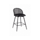 thumbnail image 1 of Silla de Bar Giratoria de Ratan Marsella - Negro, 1 of 3
