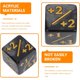 thumbnail image 3 of Dados contadores D6 TOPPERFUN de acrílico, 0.63 pulgadas, 3 of 3