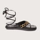 thumbnail image 4 of Sandalia Romana Negro I-Run, 4 of 5