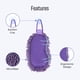 thumbnail image 4 of Borrador Loukin de Microfibra Lavable Morado con Limpiador Incluido, 4 of 8