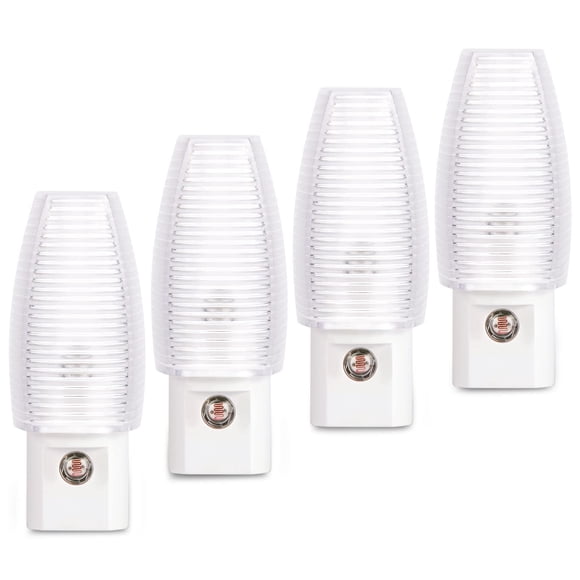 Luz nocturna Emotionlite, enchufe LED blanco cálido desde el anochecer hasta el amanecer