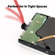 thumbnail image 3 of Cable SATA CableCreation 20 cm 6 Gbps 7 pines - Pack de 2, 3 of 9