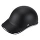 thumbnail image 1 of Casco De Motocicleta Deportivo Cara Abierta Gorra De Béisbol Ajustable Medio Casco Niñas Negro Mate, 1 of 3