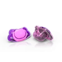 Bebek - Set 2 Chupetes 0-3 Color Lila