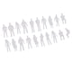 thumbnail image 5 of Kit De Minifiguras Arquitectónicas De Personas, Modelo Sin Pintar, Escala 1/50, 20 Piezas, 5 of 5