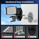 thumbnail image 2 of Luz de seguridad LED Onforu 32 W de 2 cabezales con sensor de movimiento – paquete de 2, 2 of 8