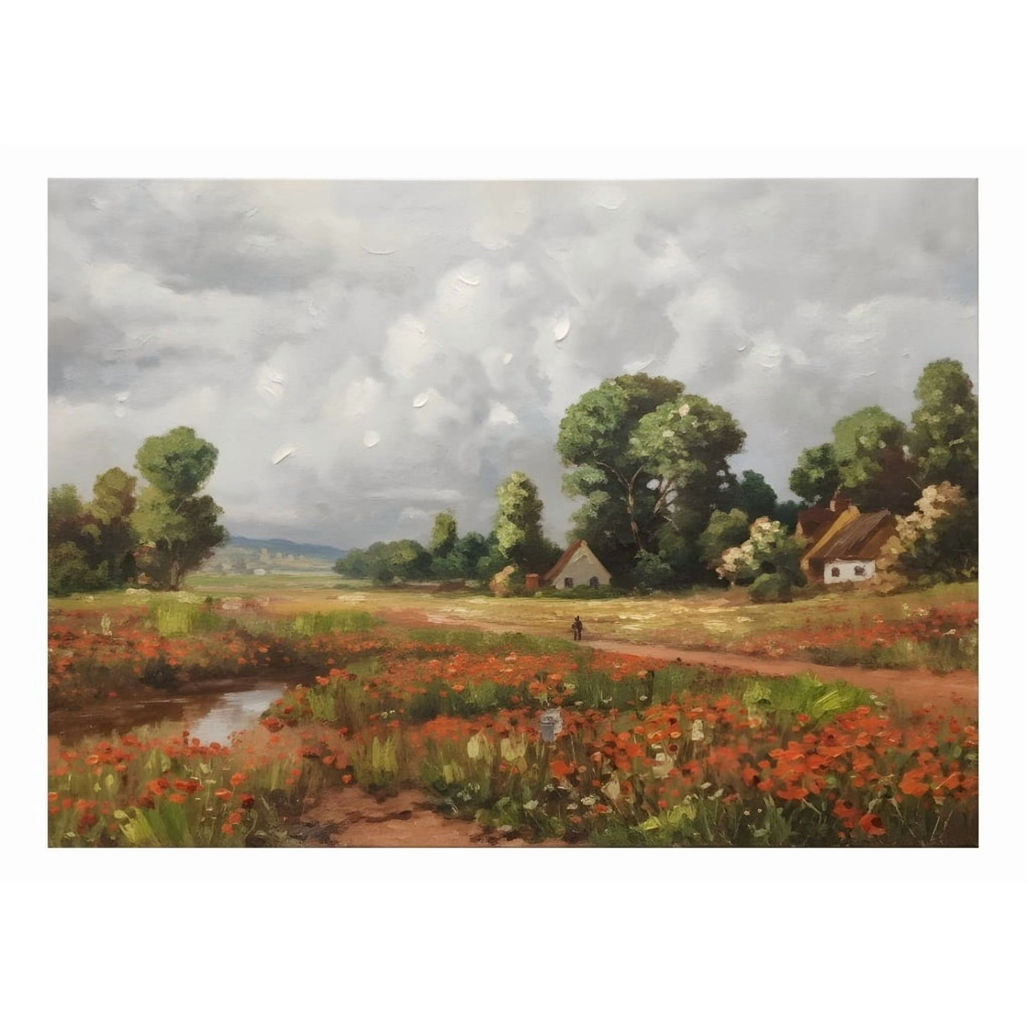 Genérico - Cuadro Decorativo Paisaje Campo Arte Pared Adorno Hogar Jhn
