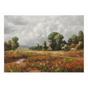 Genérico - Cuadro Decorativo Paisaje Campo Arte Pared Adorno Hogar Jhn