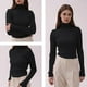 thumbnail image 2 of Pack 3 Sweater Beatle Cuello Alto Mujer Lanilla SuaveS-2XL, 2 of 8