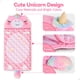 thumbnail image 4 of Saco de Dormir iPlay iLearn Unicornio Manta Cojín Rosa, 4 of 6