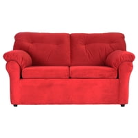 Muebles América - Sofa América 2 Cuerpos Tela Rojo